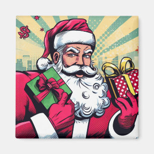 Stripboek Kerstman/Kerstmis Magneet