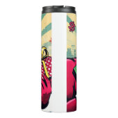 Stripboek Kerstman/Kerstmis Thermosbeker (Achterkant)