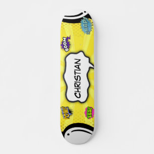 Stripboek Kunst Pop Plezier Skateboard