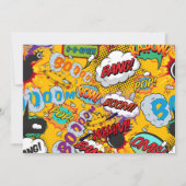 Stripboek Modern Leuk Bruiloft Save The Date (Achterkant)