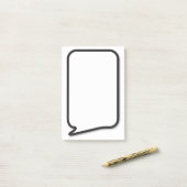 Stripboek Pop Art-spreekwolk Post-it® Notes (Op bureau)