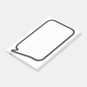 Stripboek Pop Art-spreekwolk Post-it® Notes (Schuin)