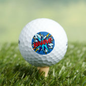 Stripboek Pop Art WHAM Superhero Golfballen (Insitu Shirt)