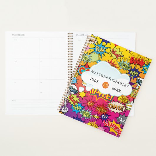 STRIPBOEK POP KUNST SUPER BRUILOFT PLANNER (Display)