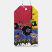 Stripboek Pop Kunst Verjaardagsfeestje Favor Cadeaulabel (Achterkant)