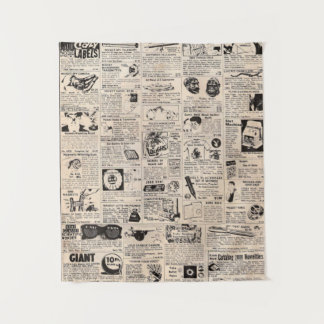  stripboek Rubrieksadvertentie Wandkleed