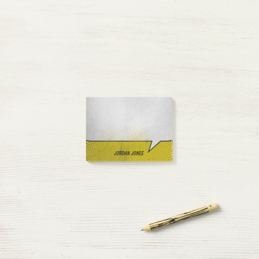  Stripboek Speech Bubble Post-it® Notes (Op bureau)