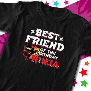 Stripboek Stijl Beste Vriend van de Verjaardag Nin T-shirt