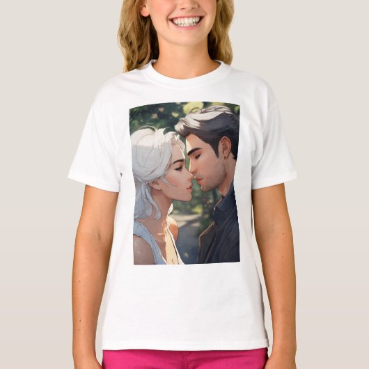 stripboek stijl t-shirt (Voorkant)