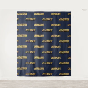 Stripboek Vier Patroon Navy Foto Achtergrond Wandkleed