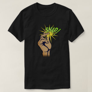 Stripboek vingerklip t-shirt