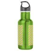 Stripe2 geel waterfles  (Achterkant)