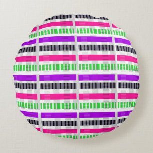 Stripe & Check 2014 Rond Kussen