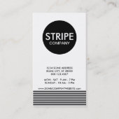 stripe company visitekaartje (Voorkant)