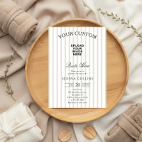Stripe Custom Afbeelding Sage Baby shower