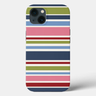 Stripe Deep Hues Tough Hoesje-Mate iPhone Case