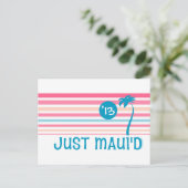 Stripe Just Maui'd Briefkaart (Staand voorkant)