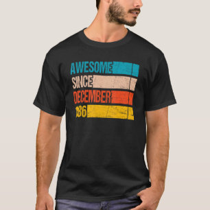 Stripe kleur Geweldige sinds december 1986 B T-shirt