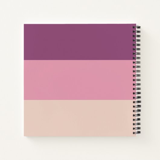 Stripe letters naar Mijn Dagboekje van Dochter Notitieboek (Achterkant)