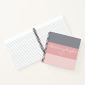 Stripe letters naar Mijn Dagboekje van Dochter Notitieboek (Binnen)