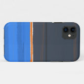 Stripe Oranje Case-Mate iPhone Case (Achterkant (horizontaal))