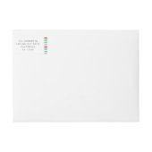 Stripe patroon | Modern kerstadres (Voorkant)