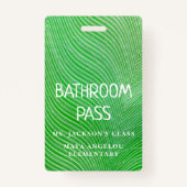 Stripe patroonplaat terug naar school badge (Voorkant)