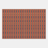  Stripe Patterns Kerst Inpakpapier Vel (Voorkant 3)