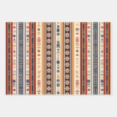  Stripe Patterns Kerst Inpakpapier Vel (Voorkant)