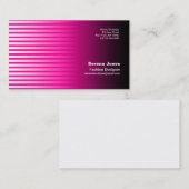 Stripe Roze Visitekaartje (Voorkant / Achterkant)