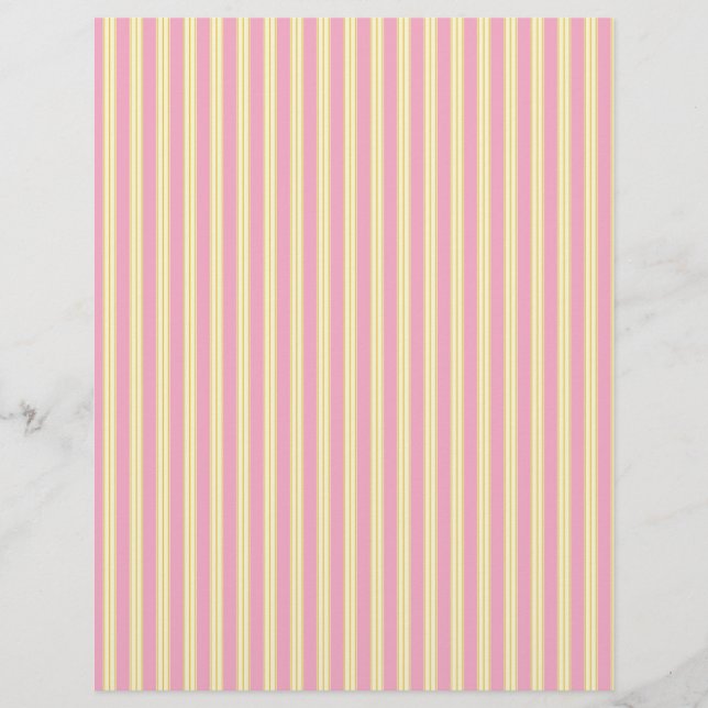 Stripe Scrapbook Background Texture (Voorkant)