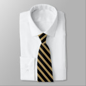 Stripe Stropdas van Black and Old Gold University (Gebonden)