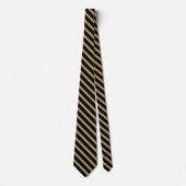 Stripe Stropdas van Black and Old Gold University (Voorkant)