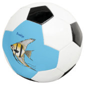 Striped angelfish cartoon (3/4)