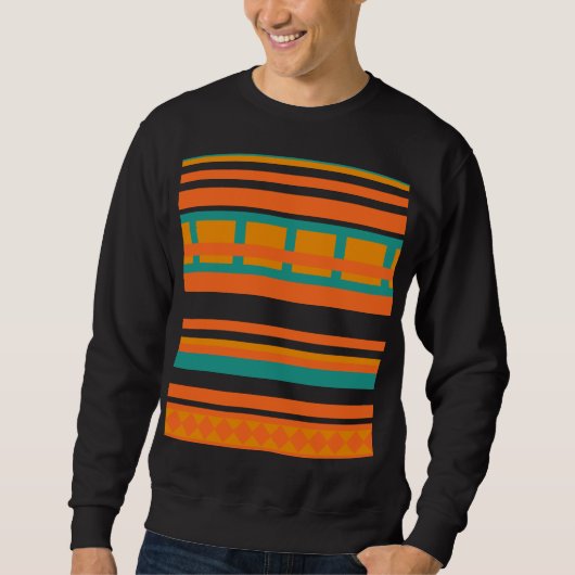 Striped Aztec Sweatshirt (Voorkant)