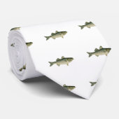 Striped Bass Logo Stropdas (Opgerold)
