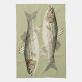 Striped Bass Twins Towel Theedoek (Verticaal)