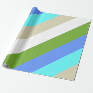Striped Beach Colors of Sint Maarten Cadeaupapier