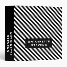 Striped Black and White