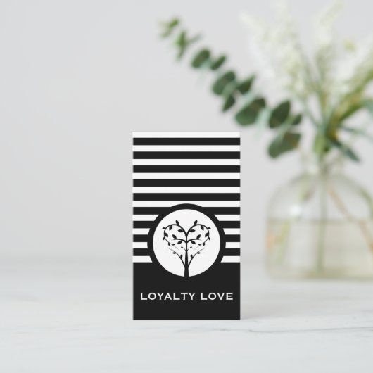 Striped Chic Loyalty Tree (Staand voorkant)