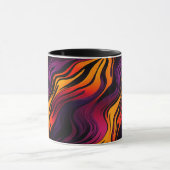 Striped design mok (Midden)