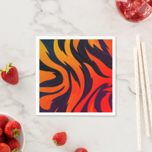 Striped design servet