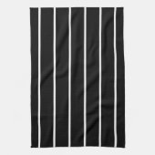 Striped-Dish-Towels-Black-White-Traditional Theedoek (Verticaal)