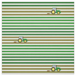 Striped Field & Tractor Stof