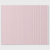 Striped Gift Wrapping Paper-Red-White 06 Cadeaupapier (Vlak)