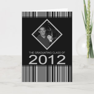 striped graduation notice 2012