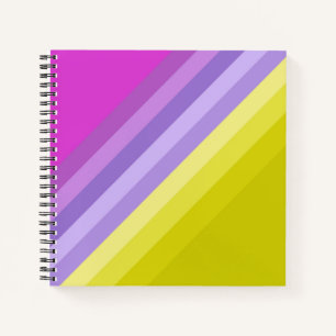 Striped, helder notitieboek