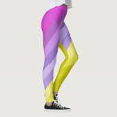 Striped, helder, regenboog leggings (Rechts)