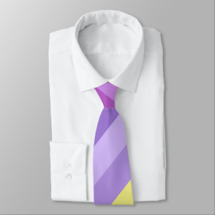 Striped, helder, regenboog stropdas