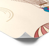 Striped Hot Air-ballonnen Poster (Hoek)